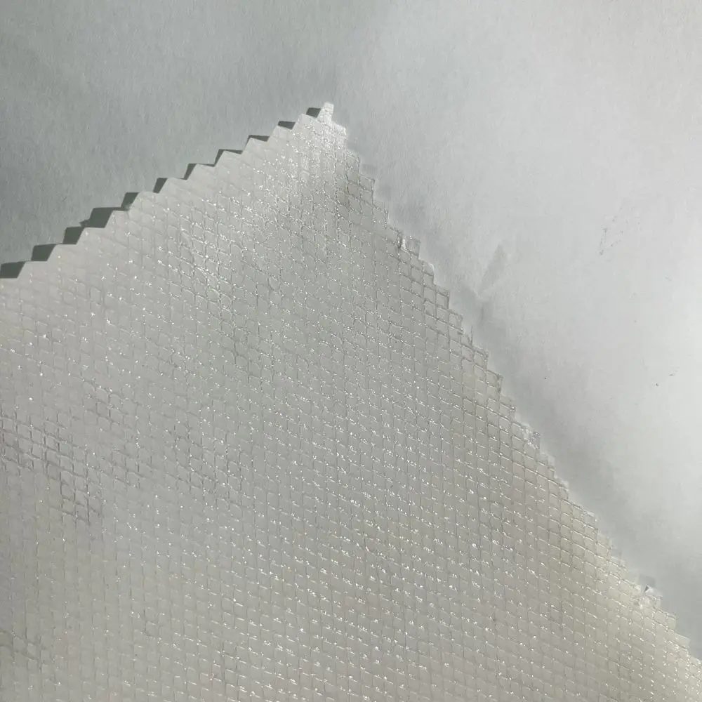Wholesale White Polyamide Fusible Interlining Hot Melt Adhesive Glue Net With Paper