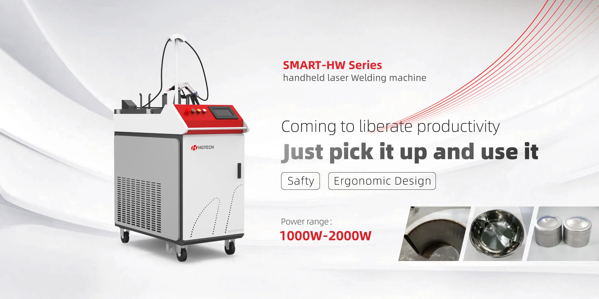 HGTECH Factory Direct Sale Handheld Fiber Laser Welding Machine Distributor Wanted