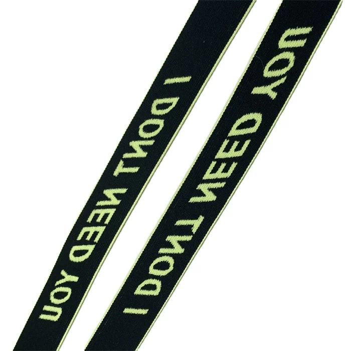 Жаккардовая эластичная лента с логотипом под заказ, нижнее белье, эластичный пояс, тканые аксессуары для одежды и багажа, медицинская Защитная ткань