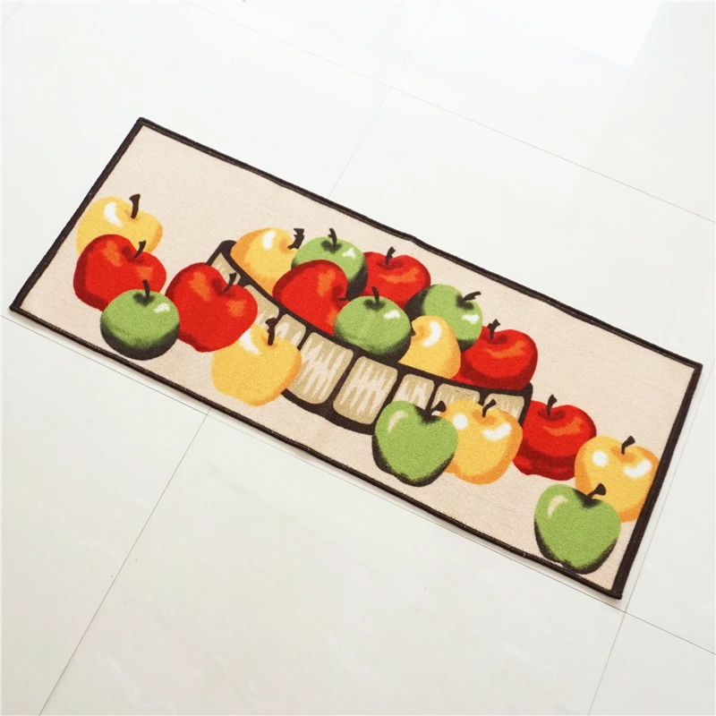 Usa Popular Amazon Custom Printed Design Washable Pvc Kitchen Floor Mats Non Slip Rugs Rubber Backing Door Mat