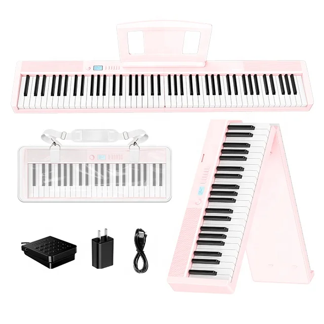 Terence V30 88 Keys Semi-Weighted Portable Digital Electric Piano Keyboard Full Size Full-featured Electronic Instrument
