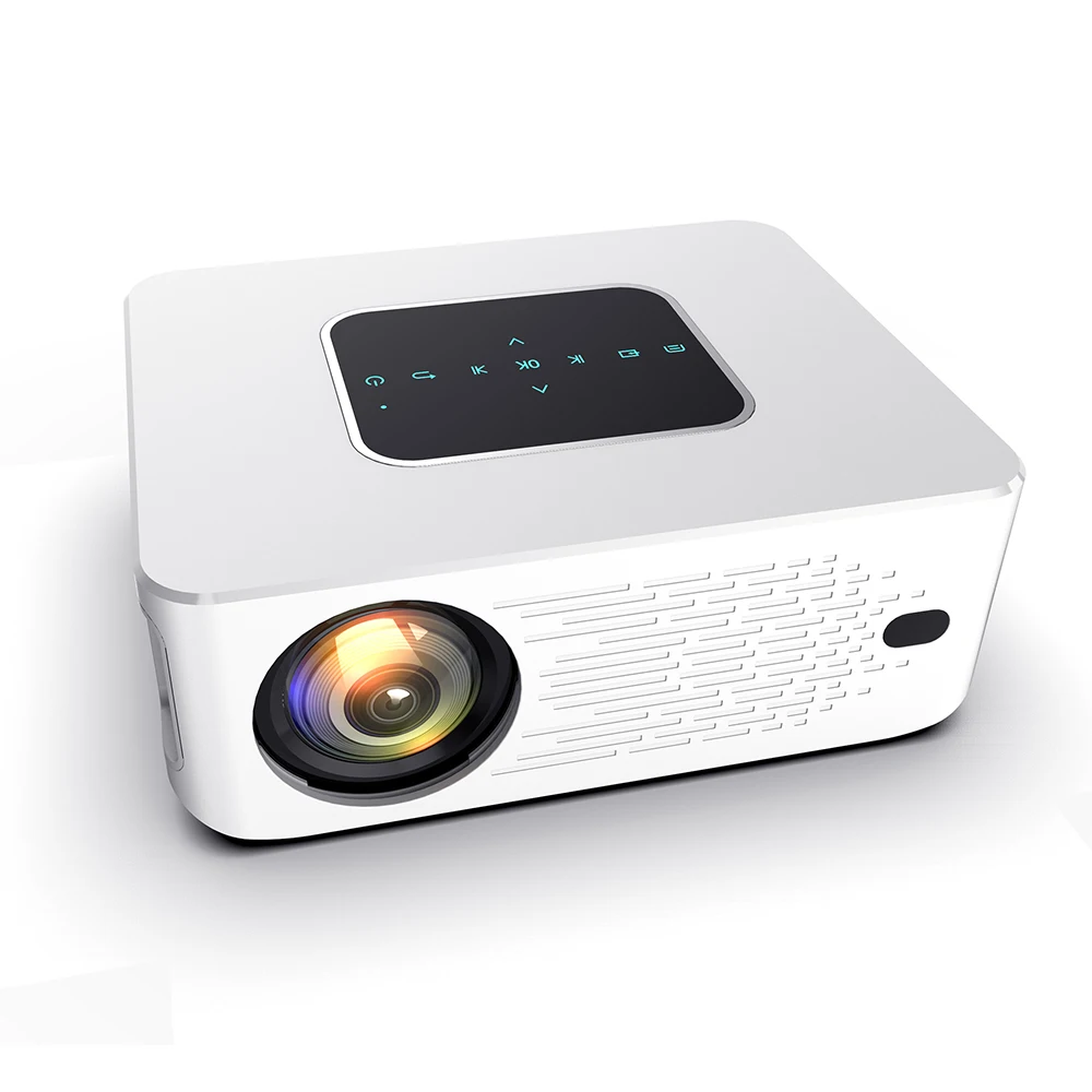 Portable Android 9.0 Projector 4K 2.4G+5G WiFi 2+16G RAM ROM Native 1080P 400 ANSI Lumens  Full HD LED LCD Home Theater Beamer