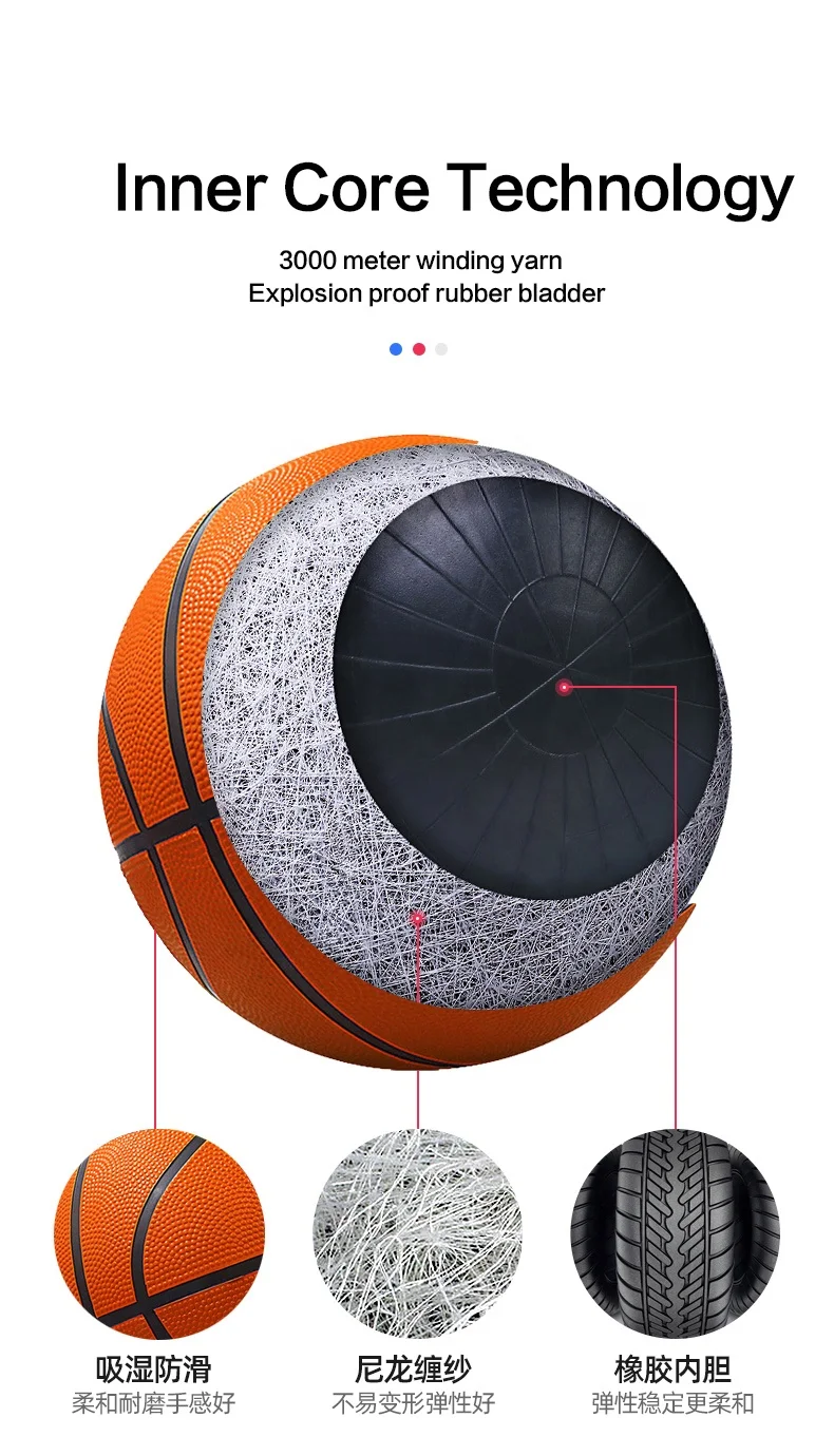 Cheap rubber basketball Manufacturer Size 1 2 3 4 5 6 7 Custom logo basketball ball  for indoor and outdoor