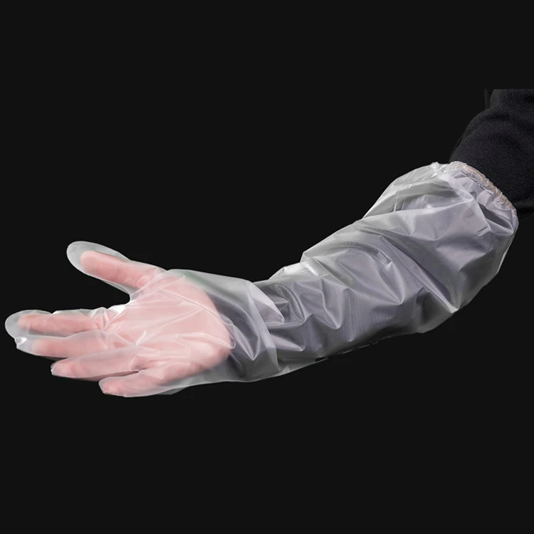 Пластиковые одноразовые перчатки для уборки пищевых продуктов