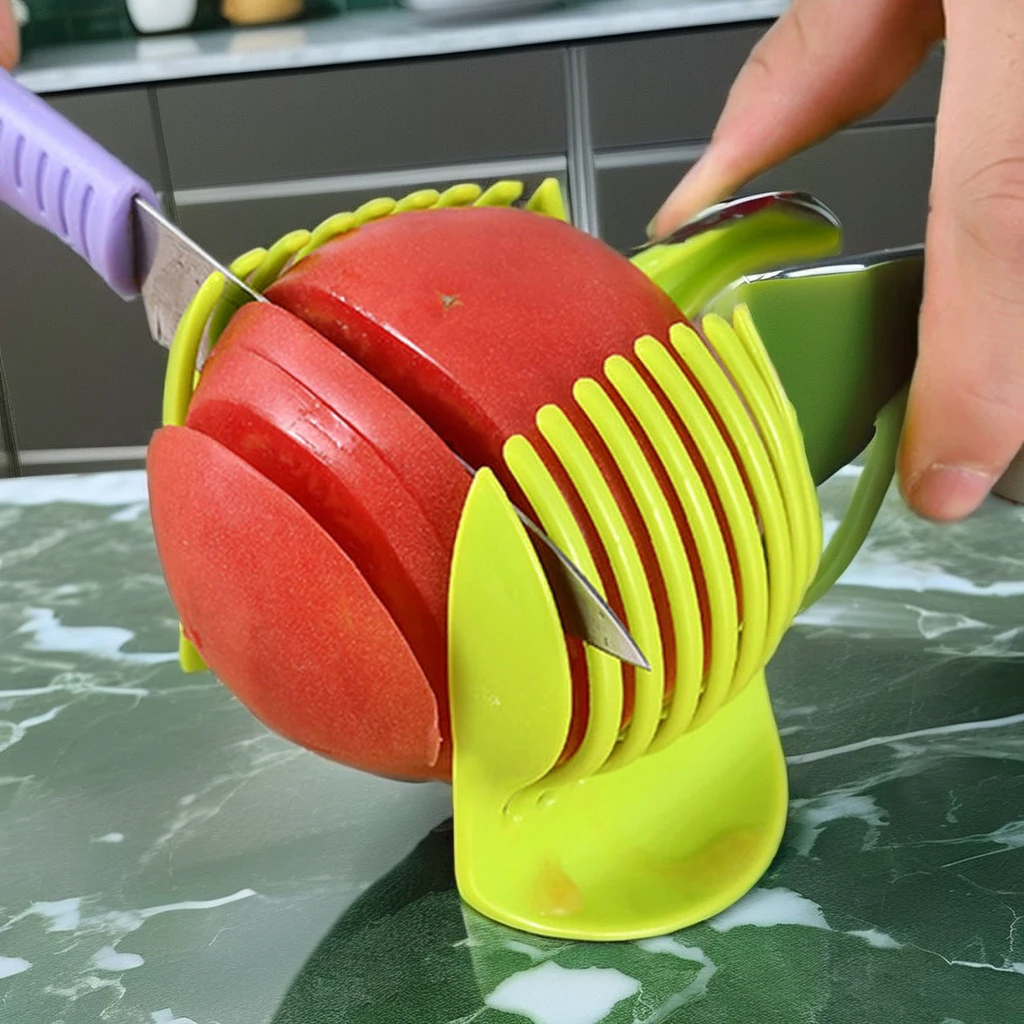 Hot Selling Multifunctional Apple Corer Manual Food Slicer with Non-Slip Base PP Cutter for Fruit & Vegetables