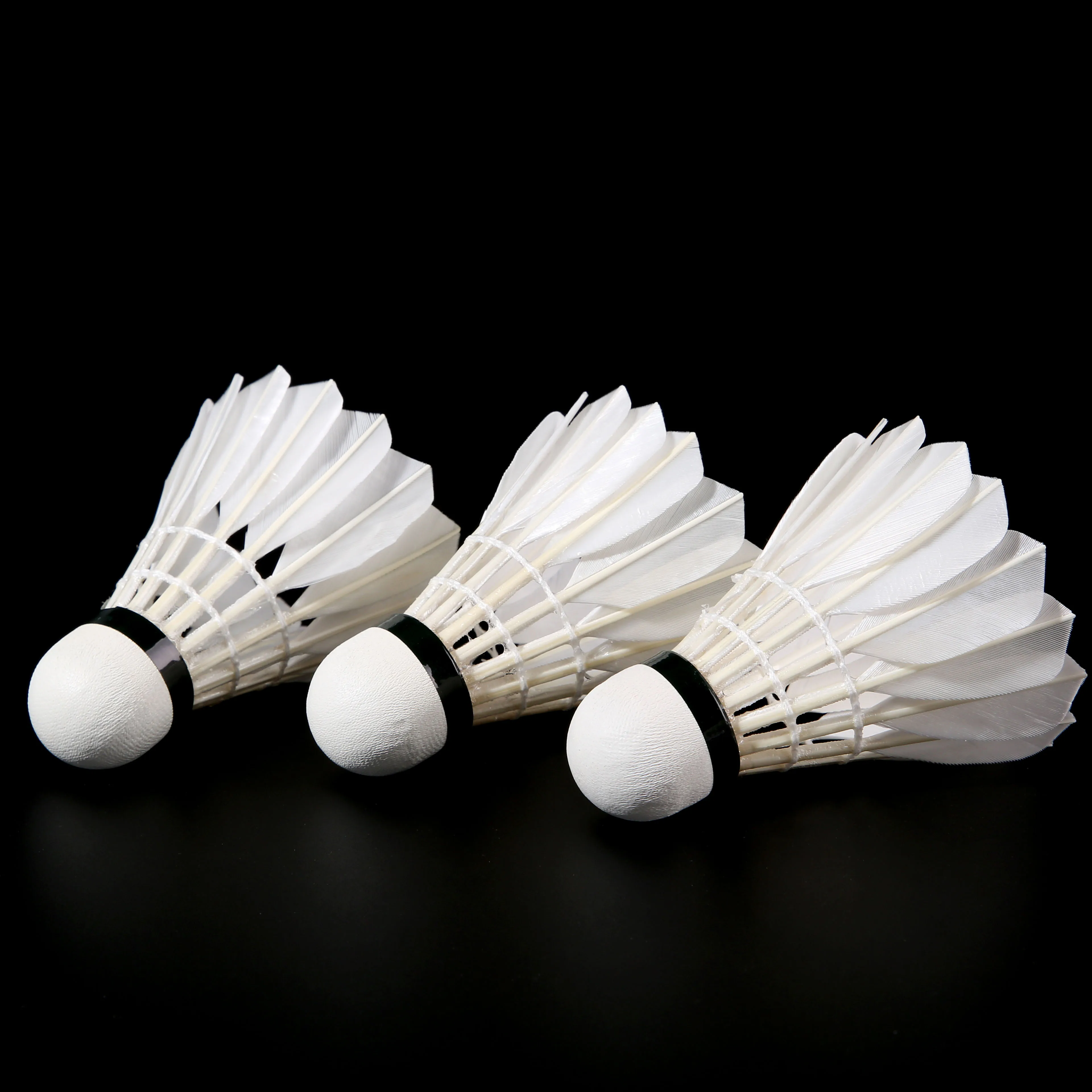 Развлекательный мяч для бадминтона, профессиональный Волан с утиными перьями No.5