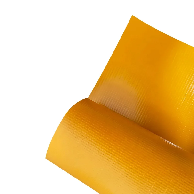 High tensile strength 1000D PVC tarp materials for silt curtain screen turbidity curtain