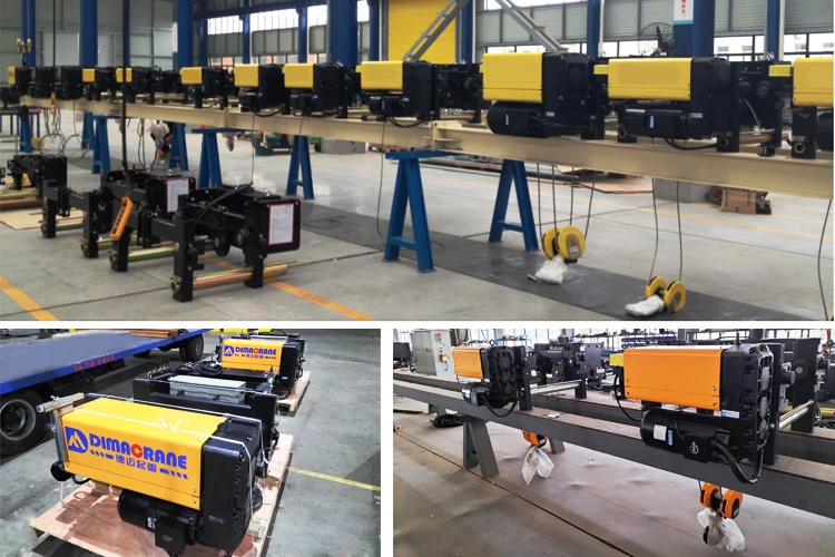 5 ton 9 m newly upgraded Europe style electric hoist 3 ton Wire Rope Hoist price