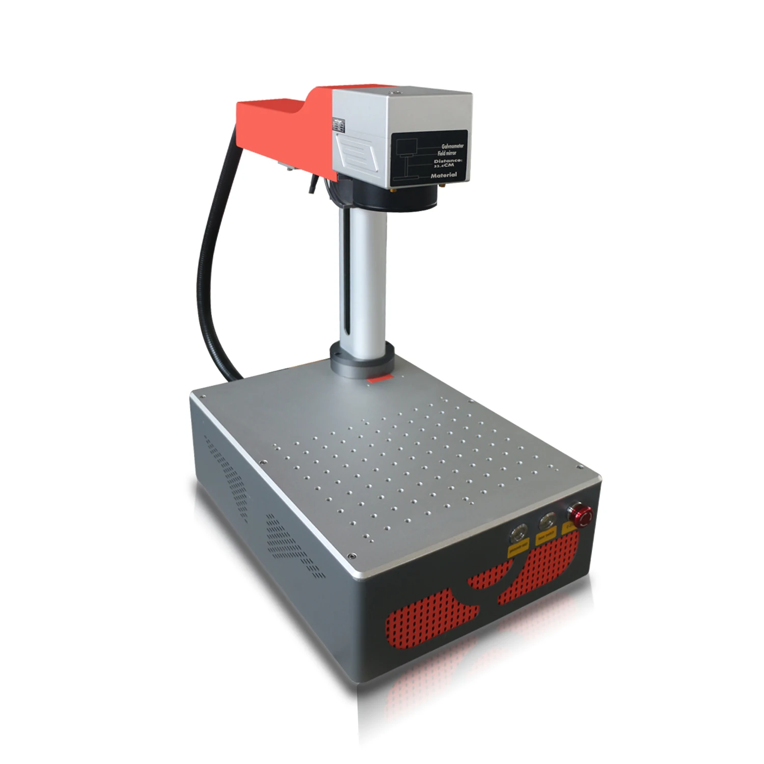 20w 30w 50w fiber laser marking machine engraving machine  for pens  with rotary price