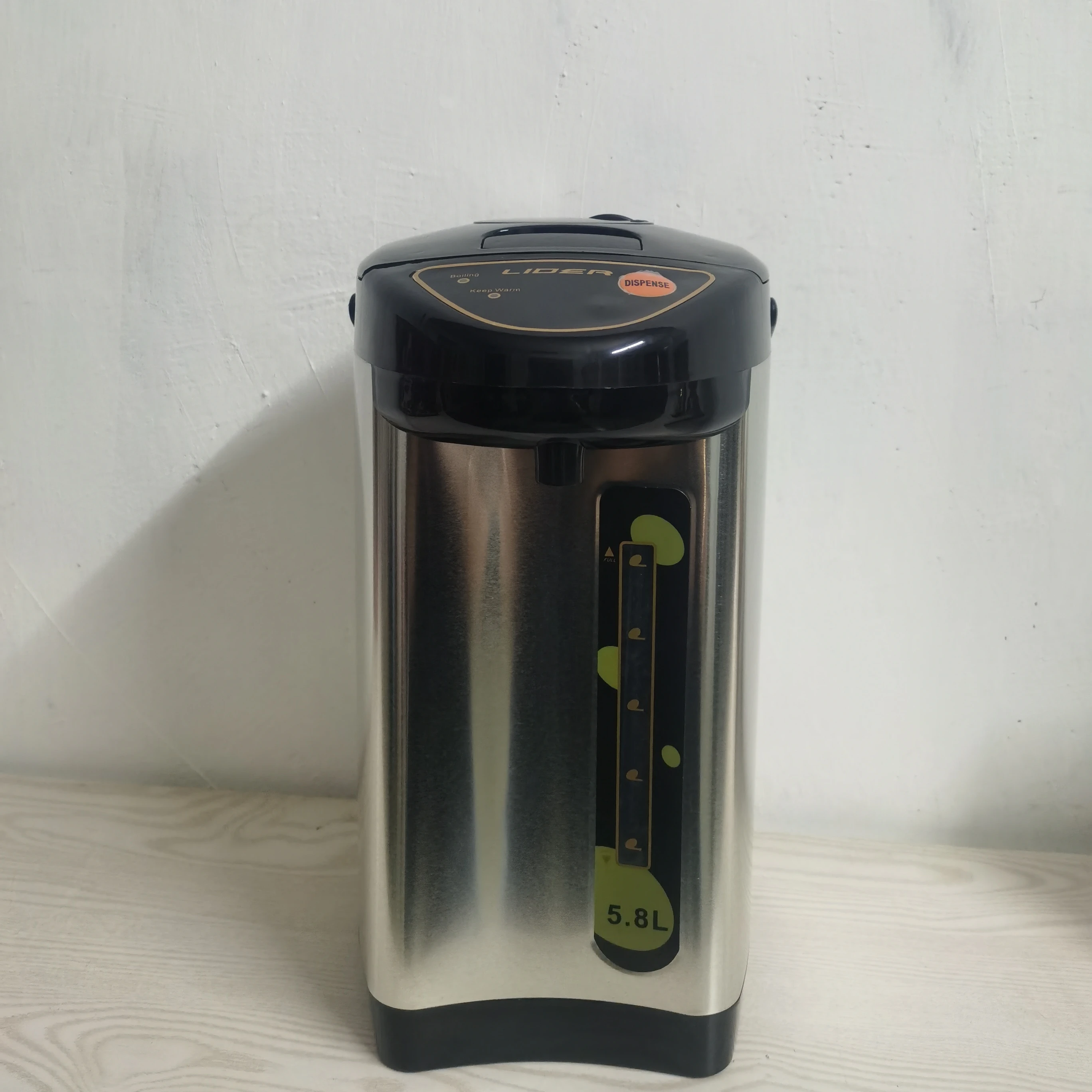 sterilization reboil water hot pot coffee maker with 360 rotatable base keep warm 3 way-dispensing electric water pot