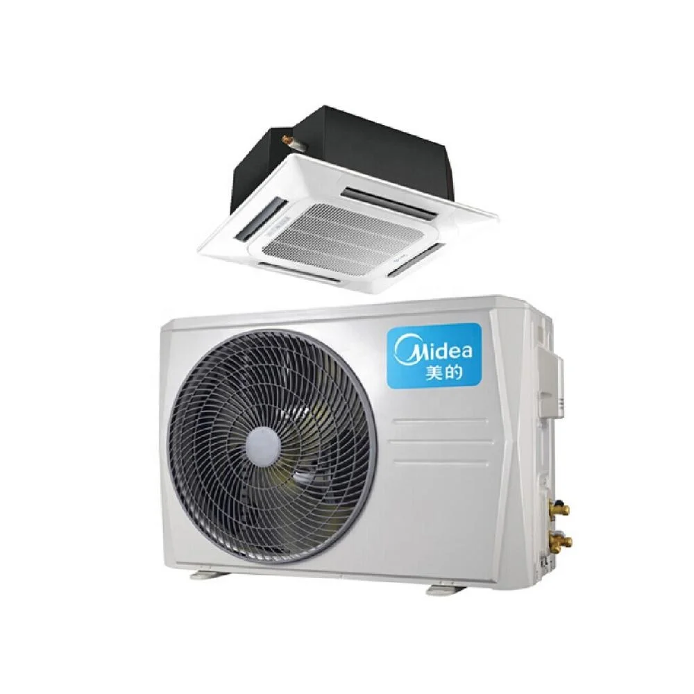 Midea comfort 34000btu dc series smart four-way cassette ceiling airconditione ac split units vrv air conditioner for offices