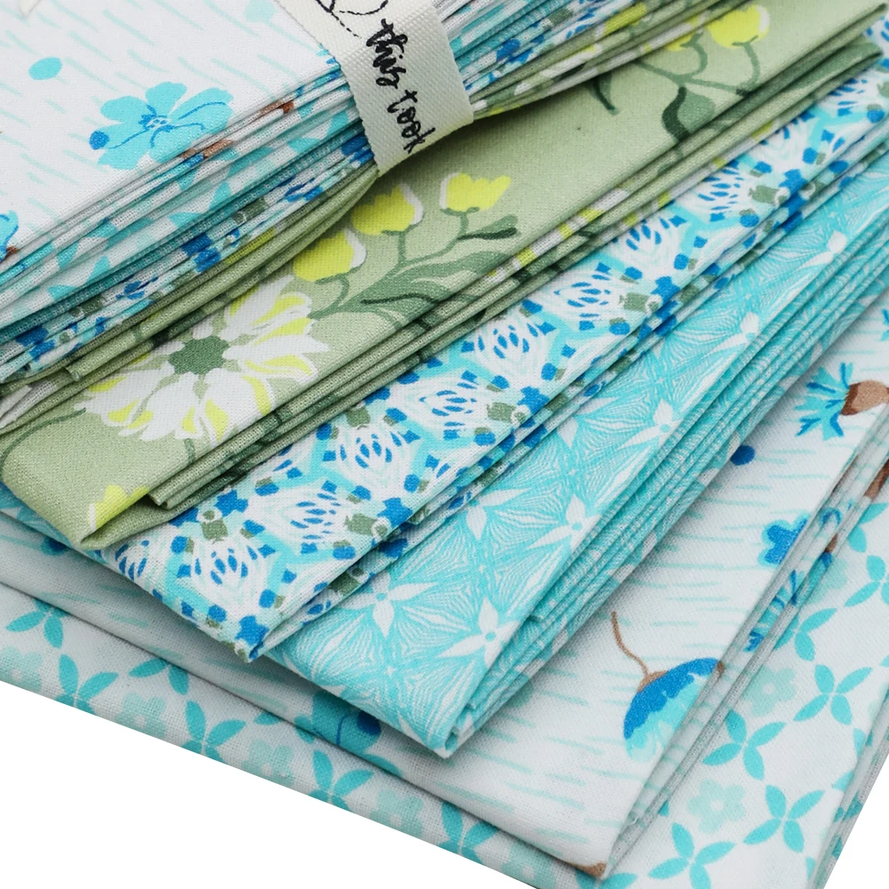 5pcs 18'x21' Floral Lowest Price Wholesale Fat Quarters Fabric Bundles Quality Patchwork Quilting Fabric