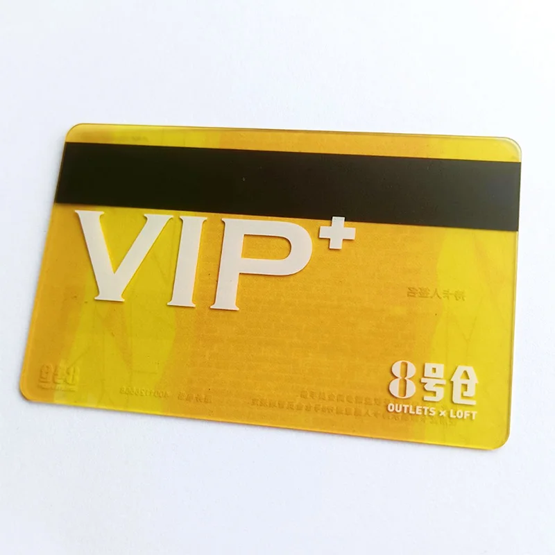 Custom luxury color with customized logo printed contactless pvc plastic smart transparent card