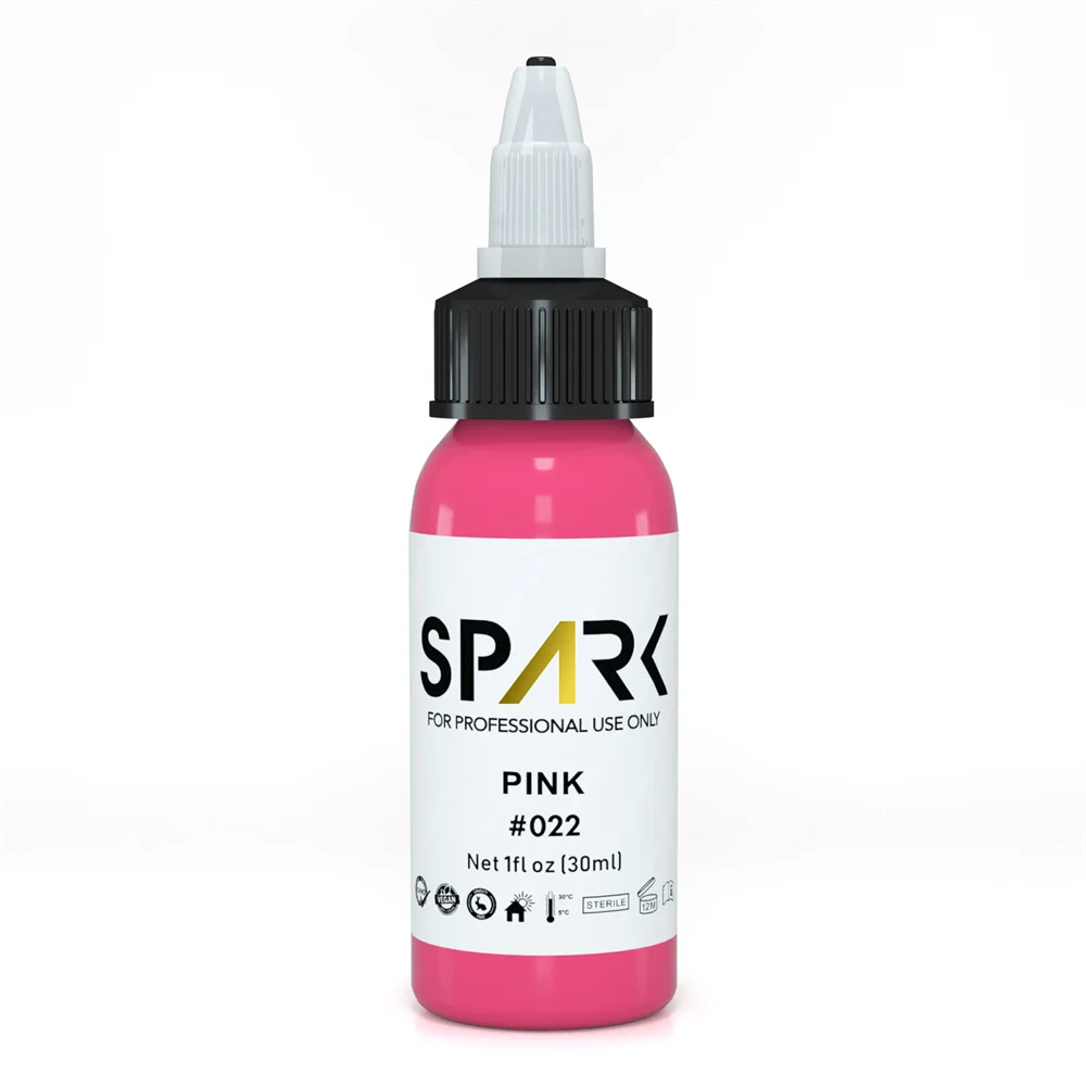 New Arrivals Hot Pink spark tattoo ink  permanent inks lipstick red  Reach standard  pmu pigments tattoo ink for tattoo