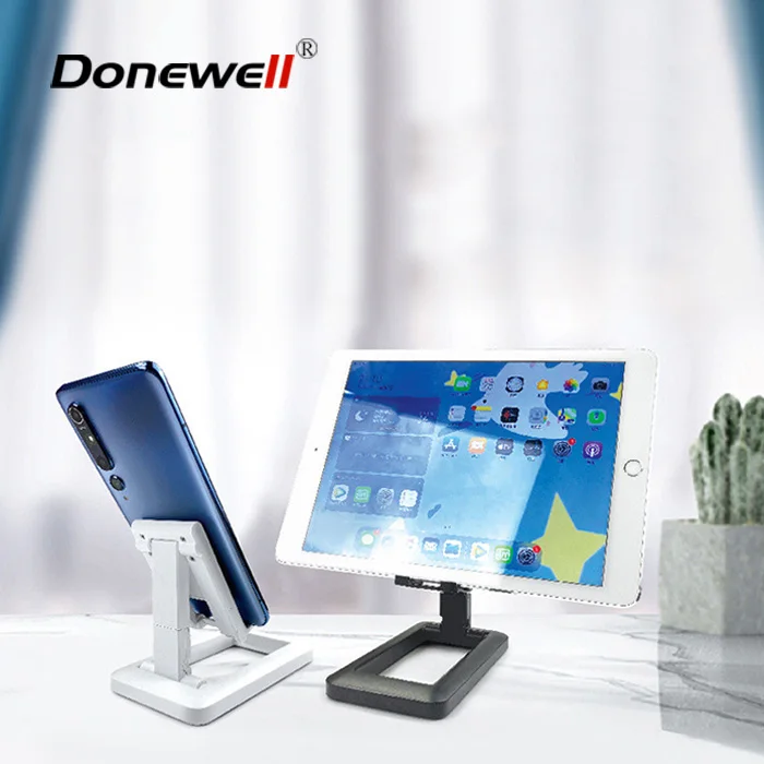 2021 hot sell folding portable thick mobile phone stand holders  adjustable angle and height cell phone stand