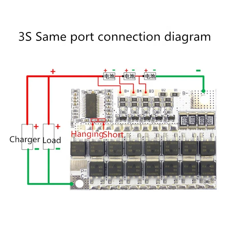 3s Bms 12v 16.8v 21v 3.7v 100a Li-ion Lmo Ternary Lithium Battery Protection Circuit Board Li-polymer Balance Charging