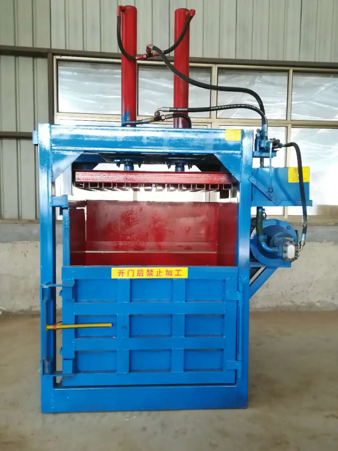 Hay Baler Hydraulic Vertical Compressing Machine Cotton baling Machine