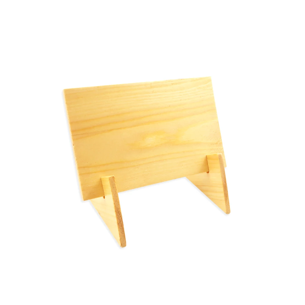 Wooden Craft  High Quality Home Decor Wooden Display Stand For Birthday Party Gift Wooden Postcard Holder