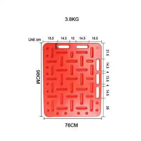 Hot Sale original factory Red Pig Farming Equipment PP Blocking Panel Board Pig Sorting Blocking Panel