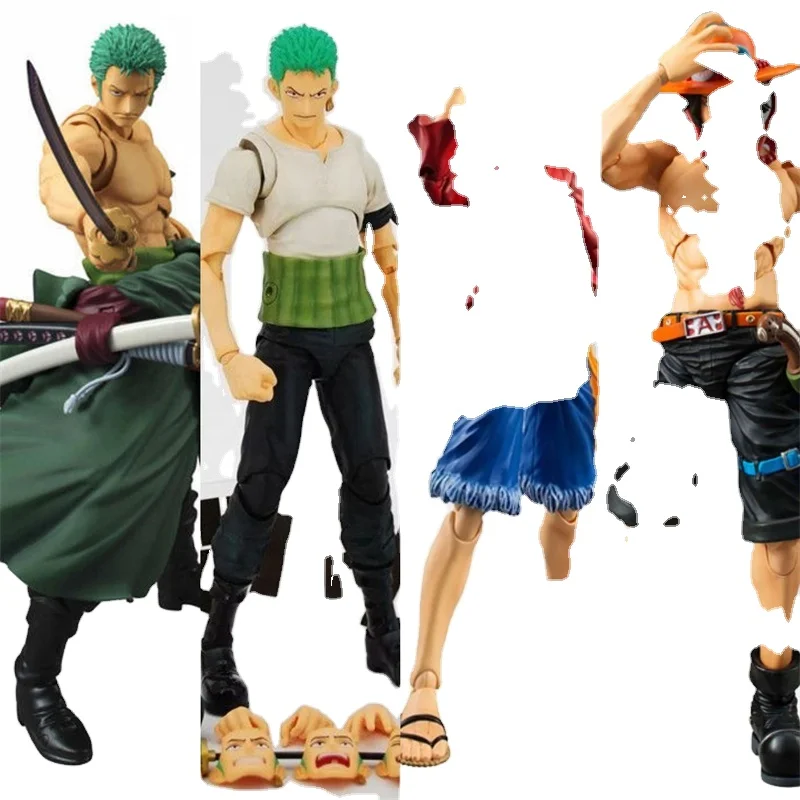 DL6318 Anime Pirate MH New World Three-Knife Flow Movable Sauron Boxed Handmade Orders Model