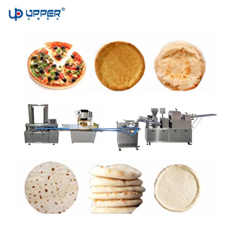 fully automatic pizza production line danish dough laminating machine corn tortilla press bread machine bakry machine bread