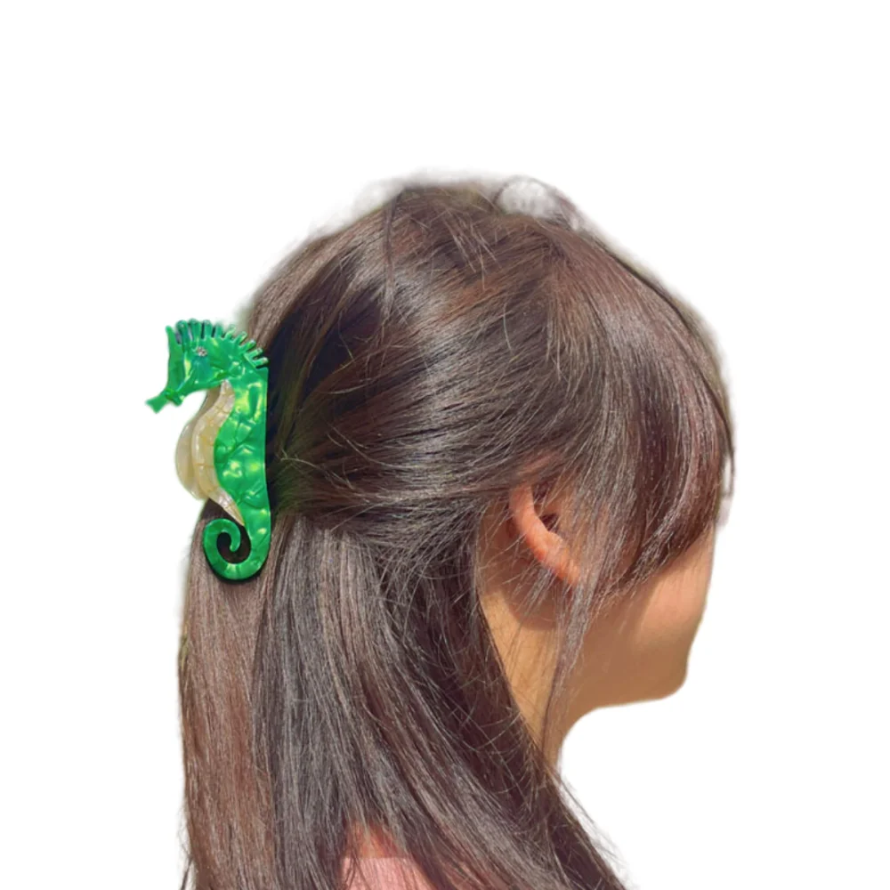 Hippocampus Acetate Plate Acrylic Hairpin Stylish Hair Claws
