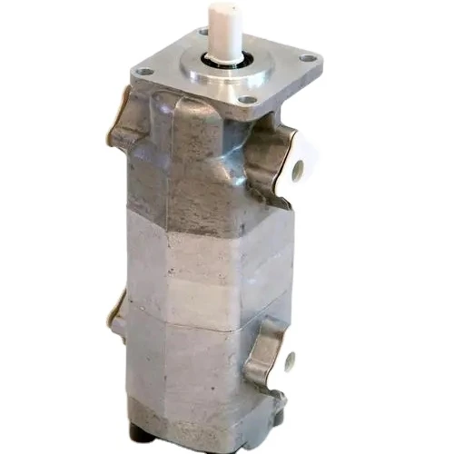 Double gear pump used in civil construction machinery