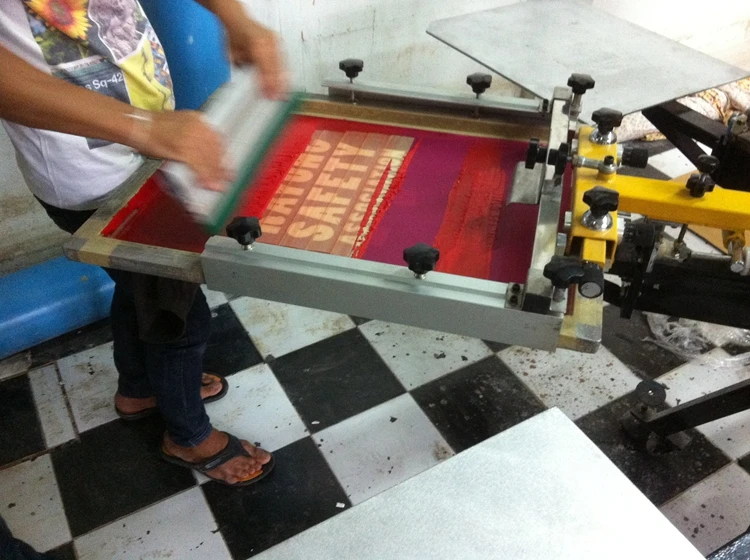 Hot selling rotary 6 colour T shirt carousel Silk screen printing machine mesin sablon impresora