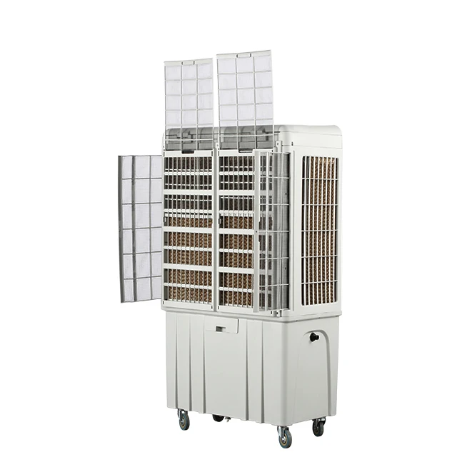 9000cmh Airflow Water Based Air Cooler Portable Evaporative Cooler With Black Color