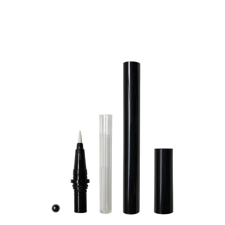 Wholesale Custom Logo private label empty plastic refillable black liquid eye liner container eyeliner glue pen bottle tubes