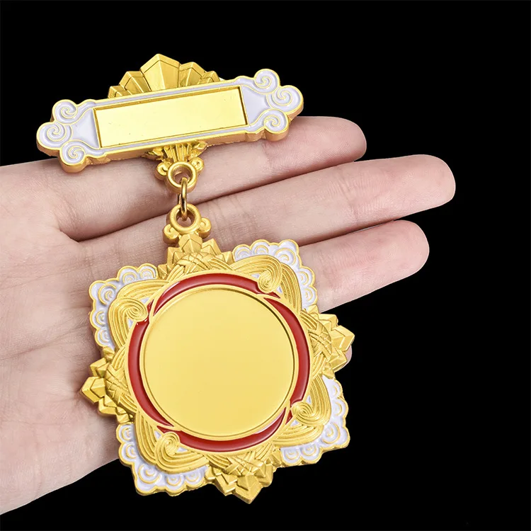 Manufacturer Wholesale Customized Metal Medal Commemorative Badge Of Honor