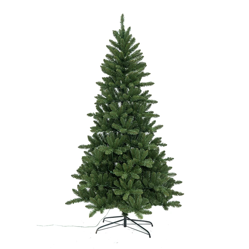 Premium Artificial Luxury Prelit Full Pine Needle PVC Christmas Tree With Lights