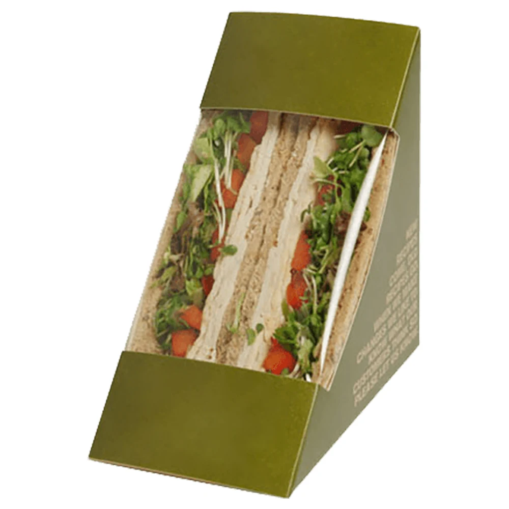 Wholesale Food Container Box for Bread Sandwich Egg Drop Box Sandwich Box