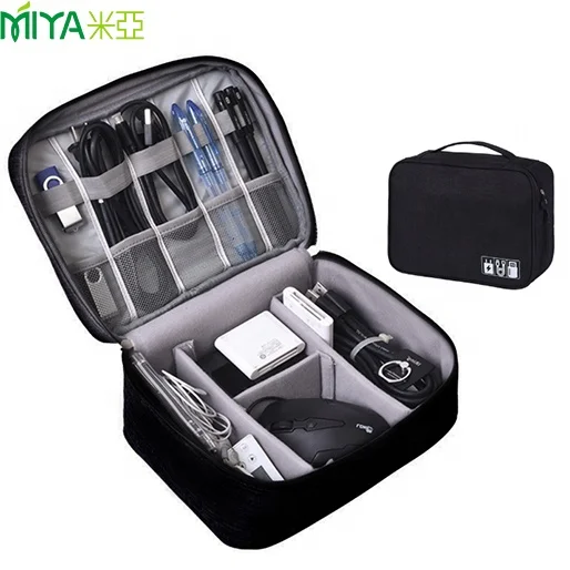 New Style Waterproof Portable USB Charger Organizer Bag Travel Cable Storage Bag