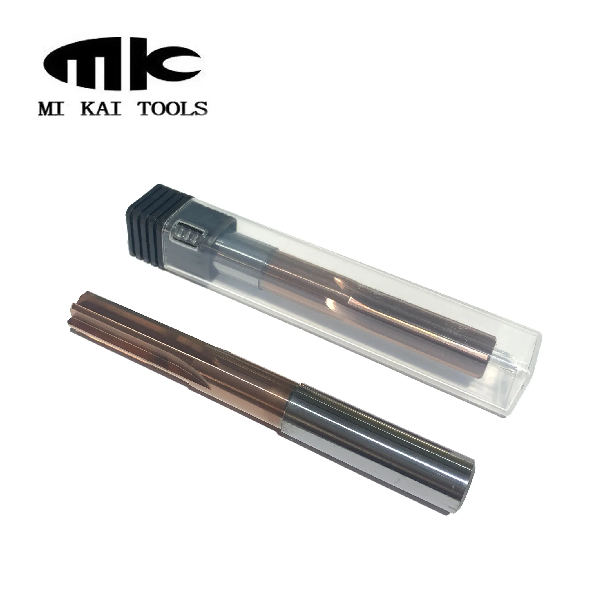 MK Customized High Quality 4 Flute Solid Carbide Straight Reamer