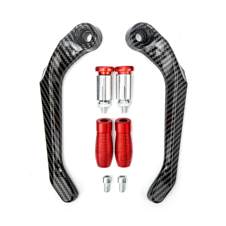 1 Pair Universal Motorcycle Protector Parts Hand Guard Carbon Fiber 22mm Brake Clutch Lever Handguard