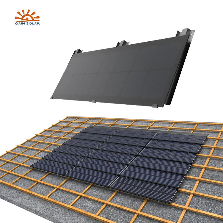 Real Manufacturer Monocrystalline Silicon Good Price Integrated All Accessories BIPV Rooftop House Solar Tile Panels