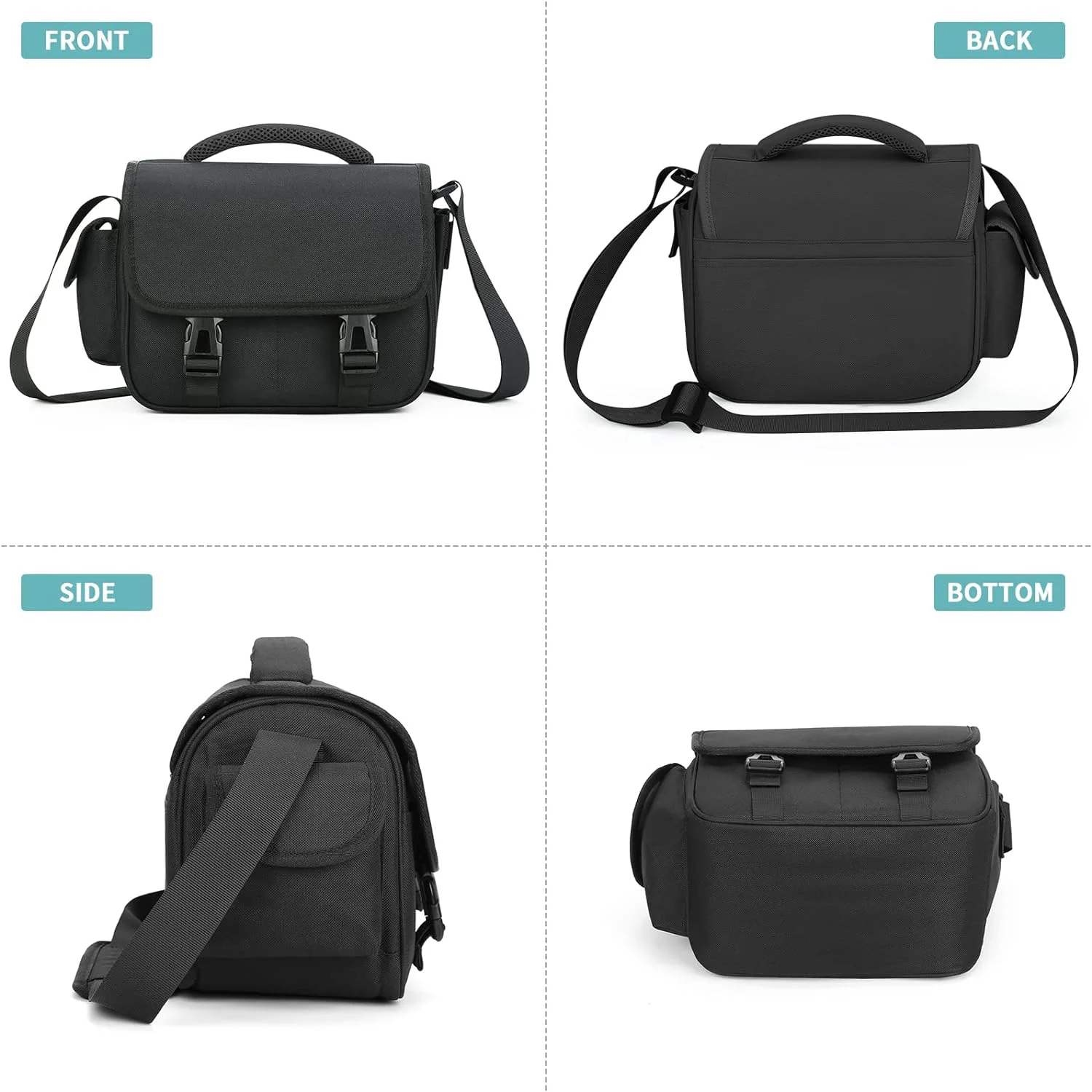 Camera Shoulder Bag Anti-theft Design Camera Case for SLR DSLR  Lenses, Cables, Crossbody Camera Bag For men and women