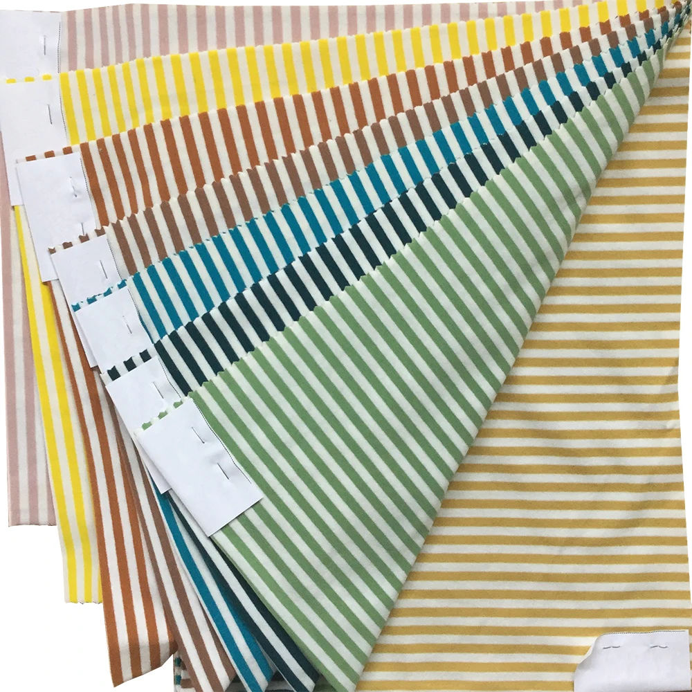 Popular Dyed Plain Knitted Knit Fabric Durable Textile 100% Cotton Knitted Fabric Tejido De Punto De Algodon