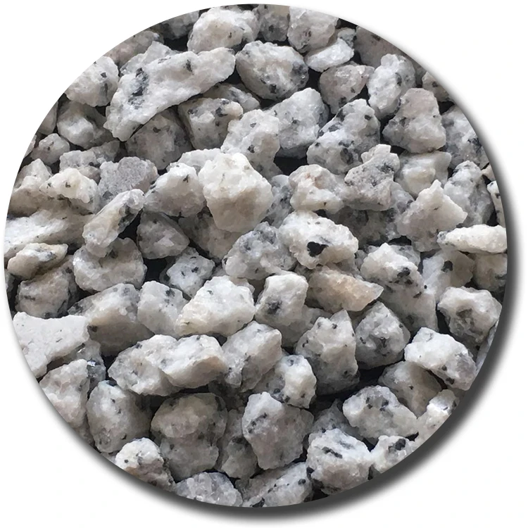crushed granite stone sesame white gravel 2-4mm, 4-6mm