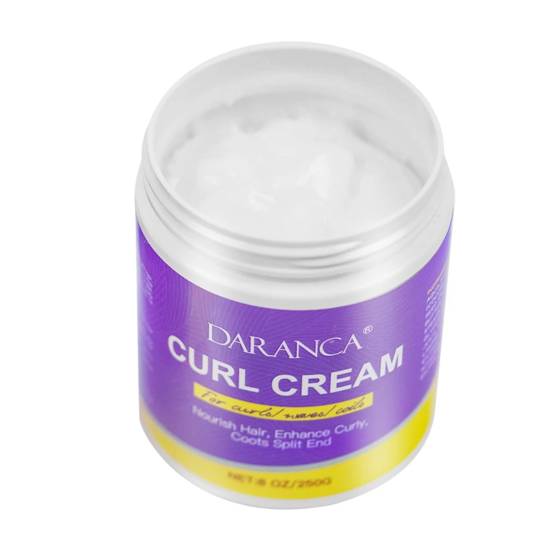 Factory Direct Sales Frizz Control Curl Defining Cream Enhances Gloss Soft Long Lasting Styling for Wavy Curly Hair Curl Cream