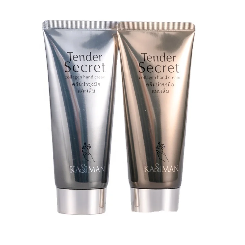 High Quality Soft Tube Container for Facial Cleanser AML Squeeze Tube Screwing Gold Silver Lid Empty Cosmetic Tube