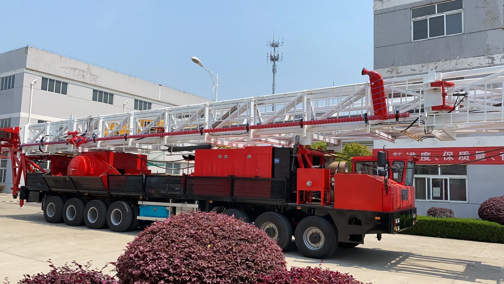 ZJ40 4000m Work Over Truck-mounted Crude Oilfield Drilling Equipment Oil Well Drilling Rig
