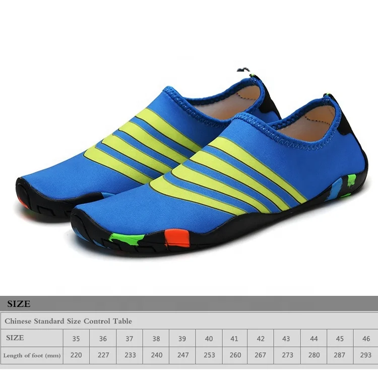 China Made  Mens Barefoot Swimming Beach Water Shoes