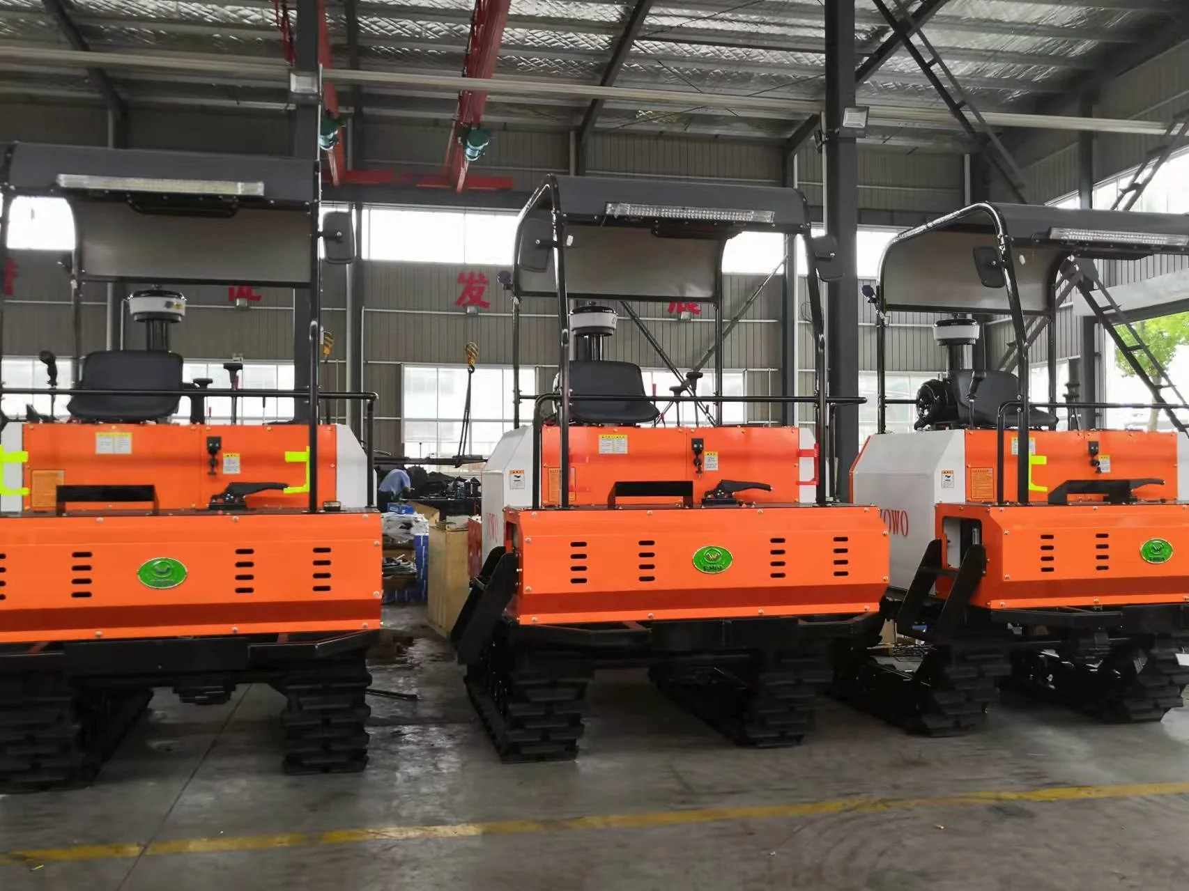 Agr Rubber Crawler self propelled rotary tiller Crawler rotary tiller crawler tractor