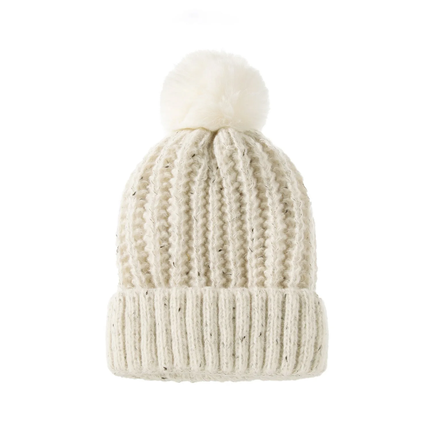 Cross border autumn and winter knitted wool hats from Europe and America, parent-child wool ball warm hats