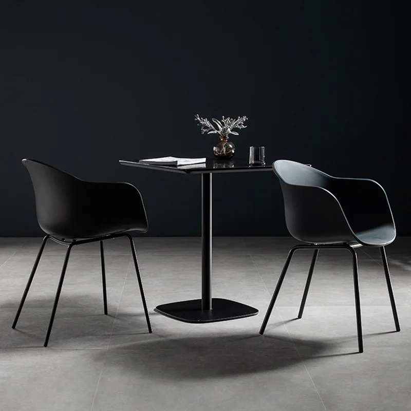 Современный минималистичный дизайн ресепшн обеденная стойка кафе предмет маленький квадратный обеденный стол