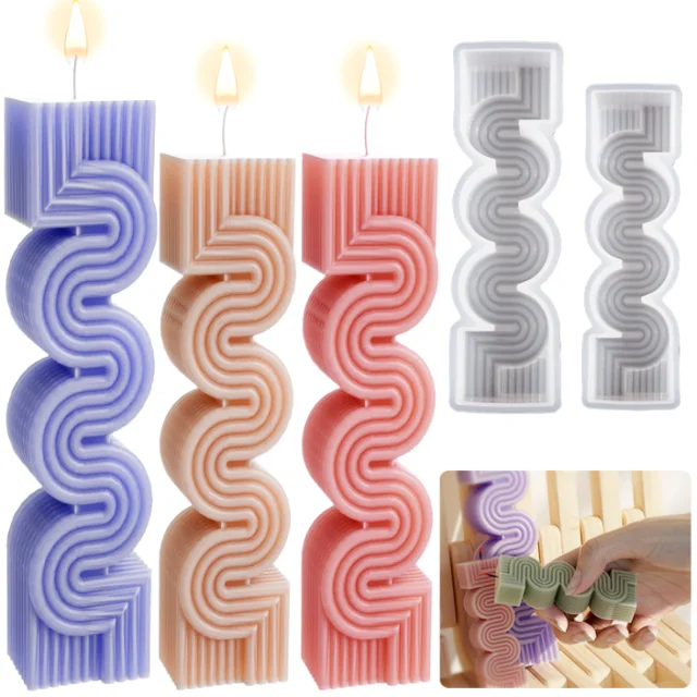 DLR1267 factory wholesale Panshan highway modeling candle mold aromatherapy mold soap silicone mold