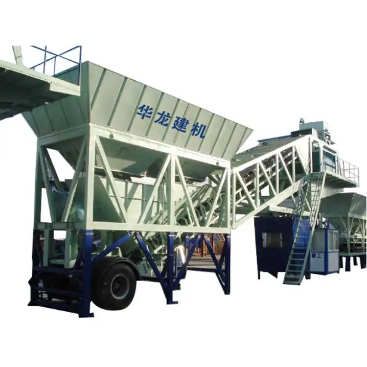 YHZS35 Movable concrete batch plant for sale