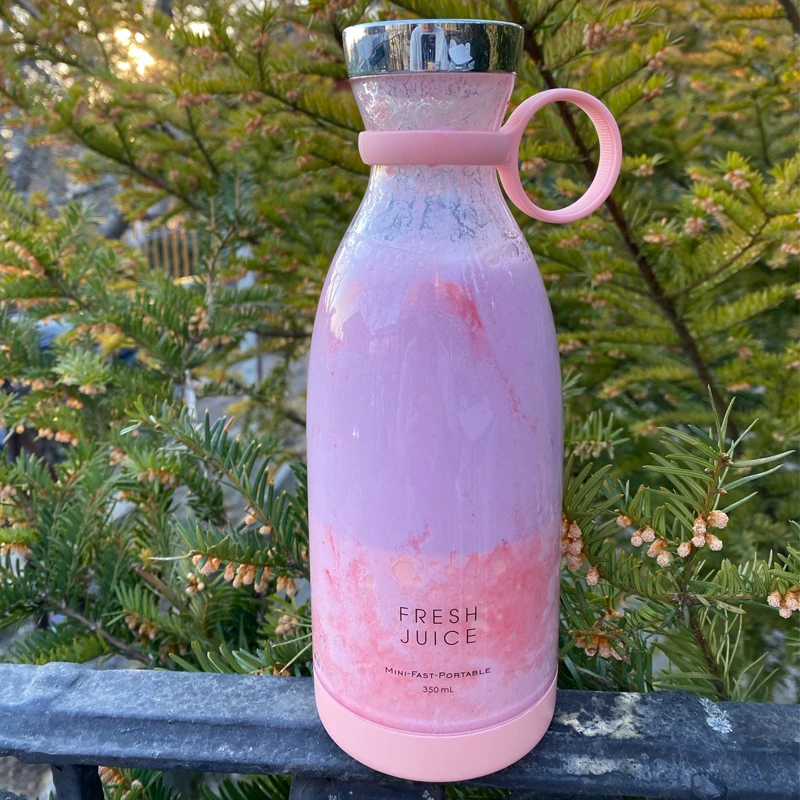 OEM Factory Wholesale Fresh Fruit Wireless Blender USB Rechargeable 350ML Mini Portable Blender